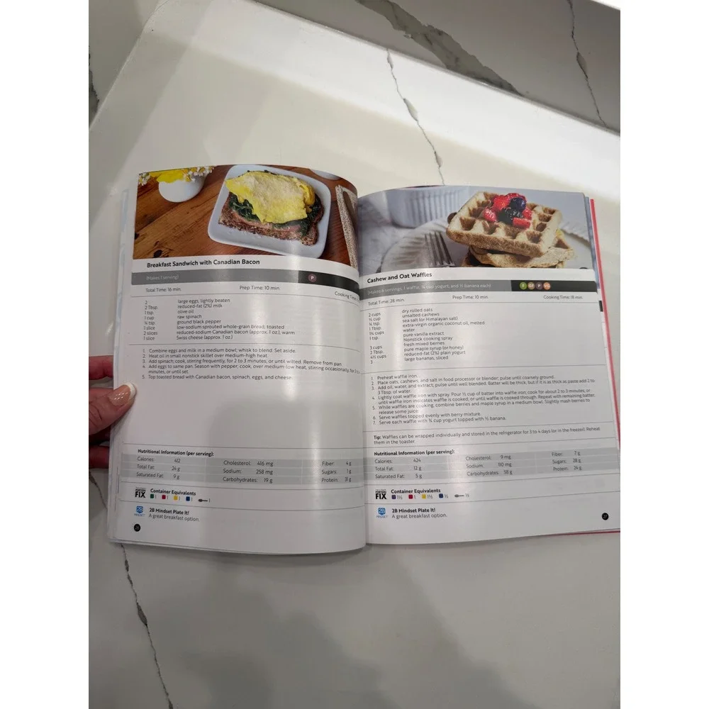 Beachbody Guide to Nutrition Book Paper Recipes Healthy Fitness Clean Eating